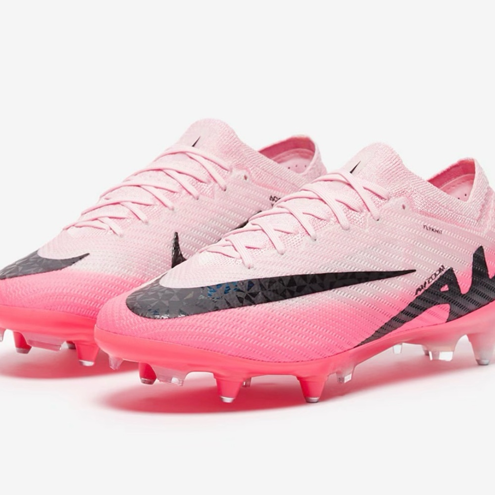Nike Vapor 15 Elite SG Pro AC Pink Soccer Cleats (FD0253-601) Men’s Size 8.5